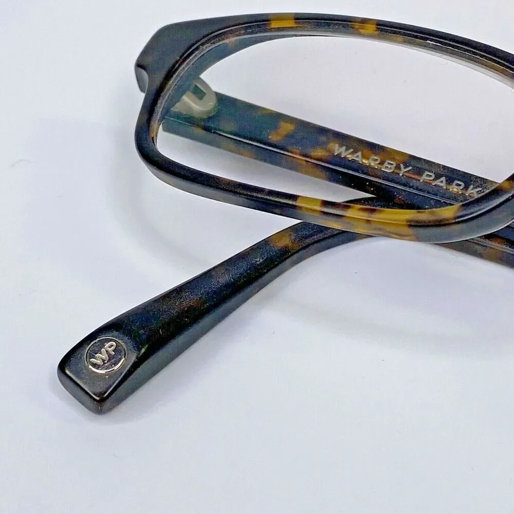 Warby Parker Langston Eyeglass Frames Tortoise‎ 201 53-16-140 Brown Academia